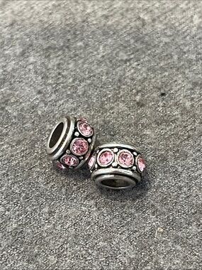 Brighton Pink Crystal Bead Pair